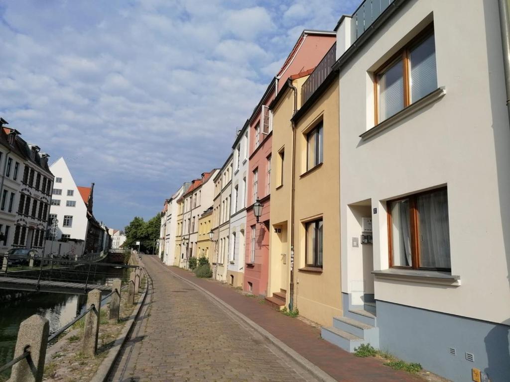 Townhouse Altstadt Wismar Upper Apartment Mit Zwei Terrassen Kültér fotó